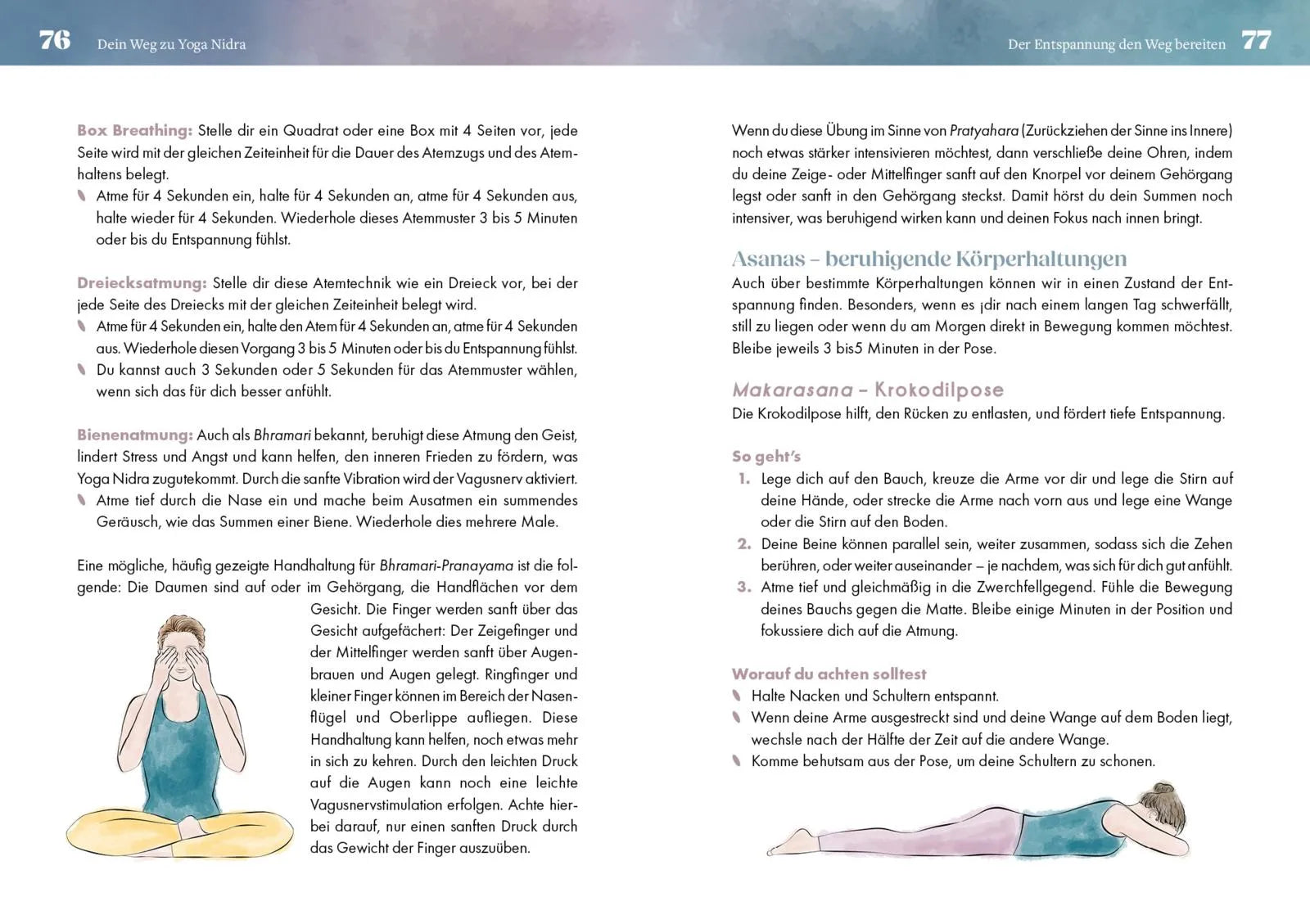 Innenansicht von 'Yoga Nidra – die Kunst der tiefen Entspannung' - Taschenbuch