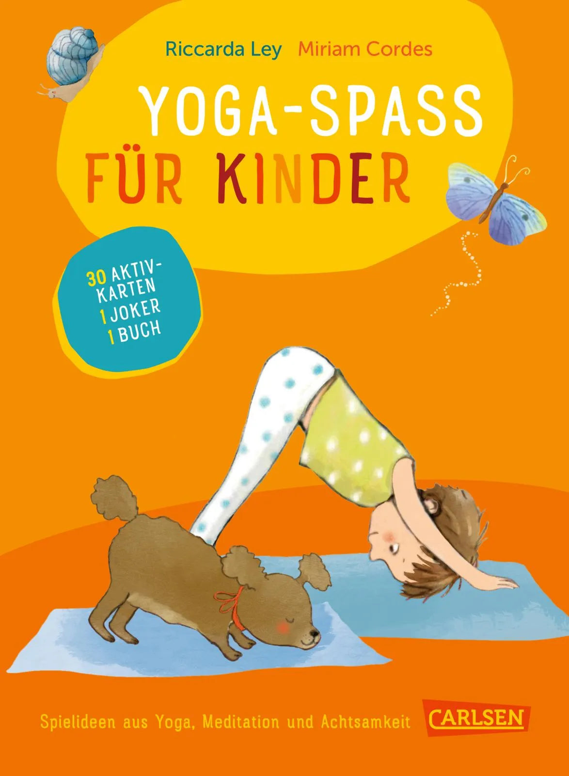 Buchcover von 'Yoga-Spaß für Kinder' - Taschenbuch von Riccarda Ley