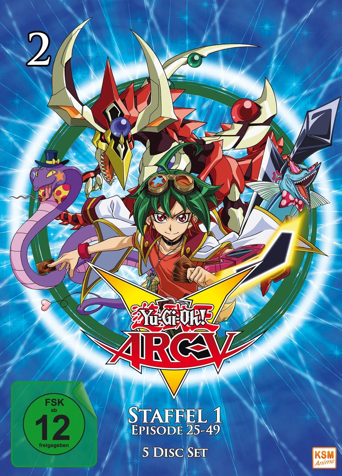 Yu-Gi-Oh! - Arc-V - Staffel 1.2  [5 DVDs] - DVD