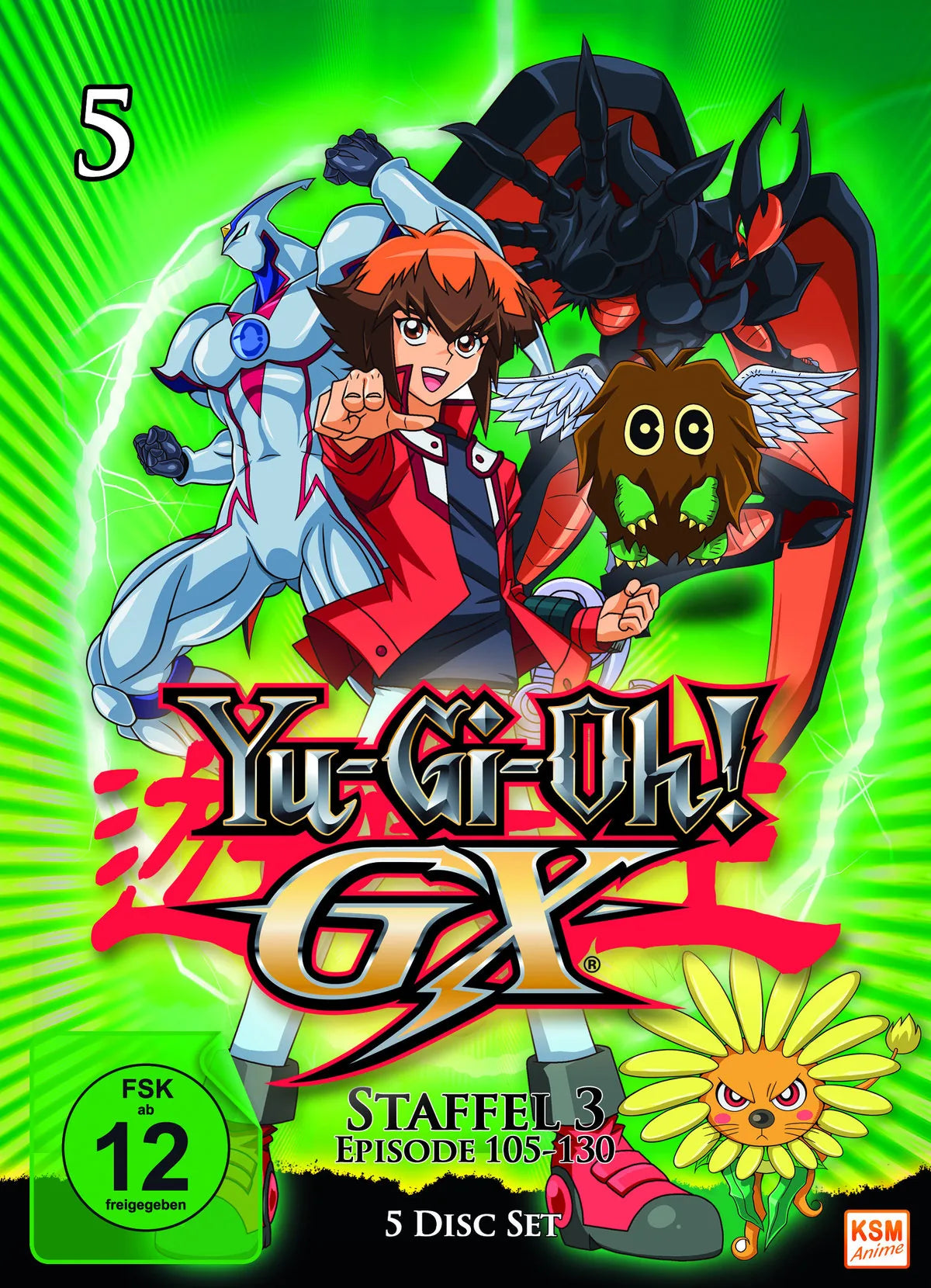 Yu-Gi-Oh! - GX - Staffel 3/Ep.105-130  [5 DVDs] - DVD