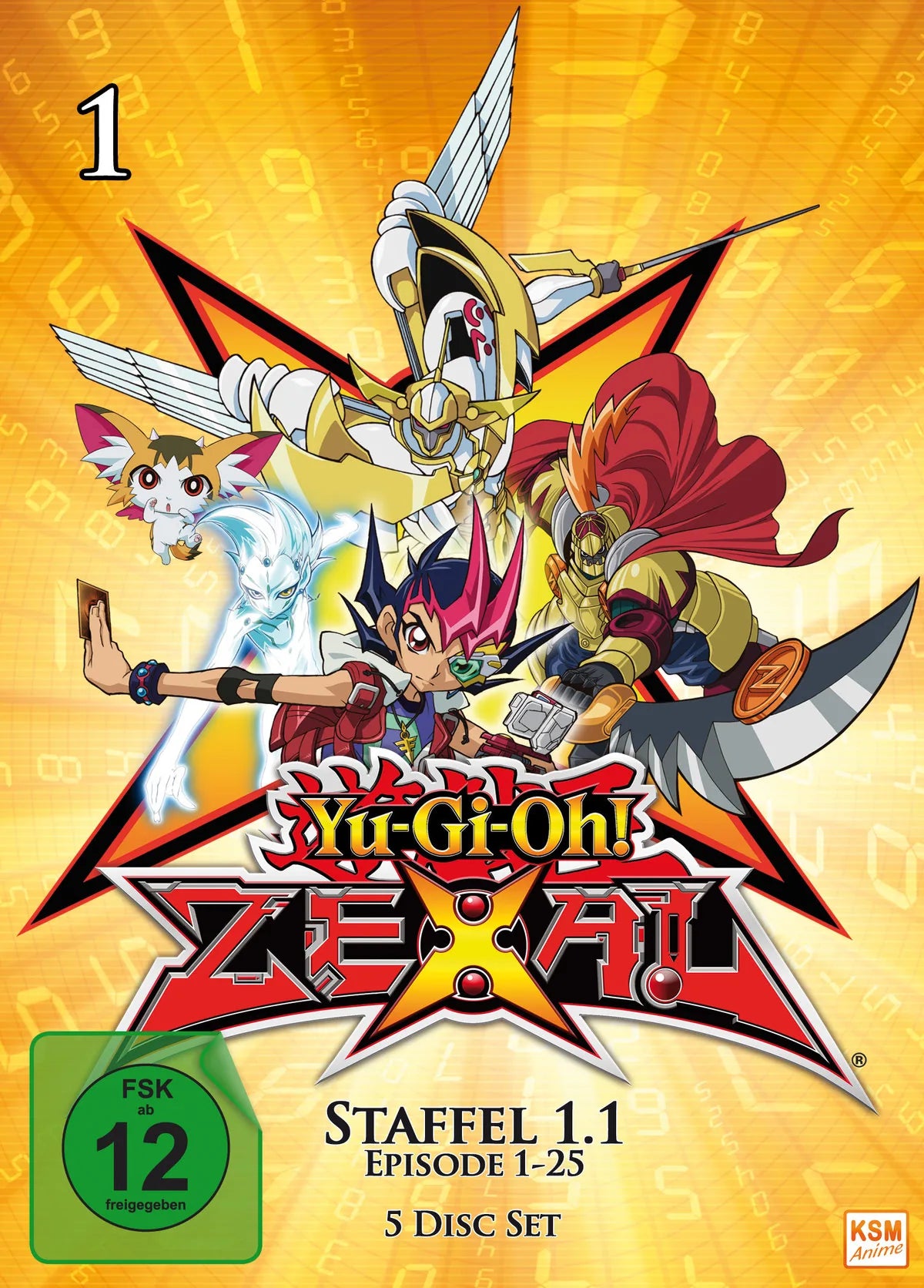 Yu-Gi-Oh! - Zexal - Staffel 1.1/Ep.1-25  [5 DVD] - DVD