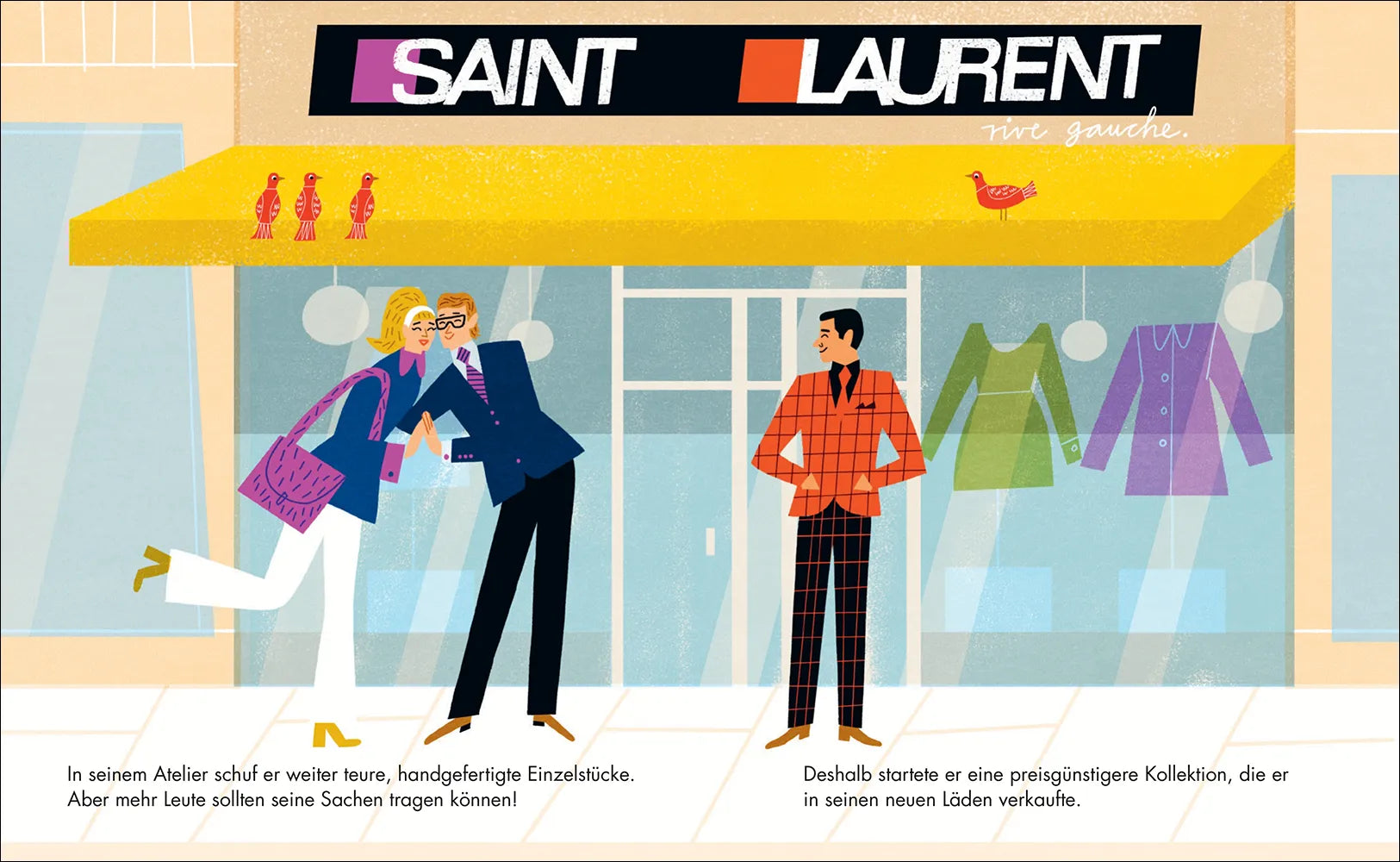 Detailansicht: Yves Saint Laurent – Little People, BIG DREAMS (Hardcover)