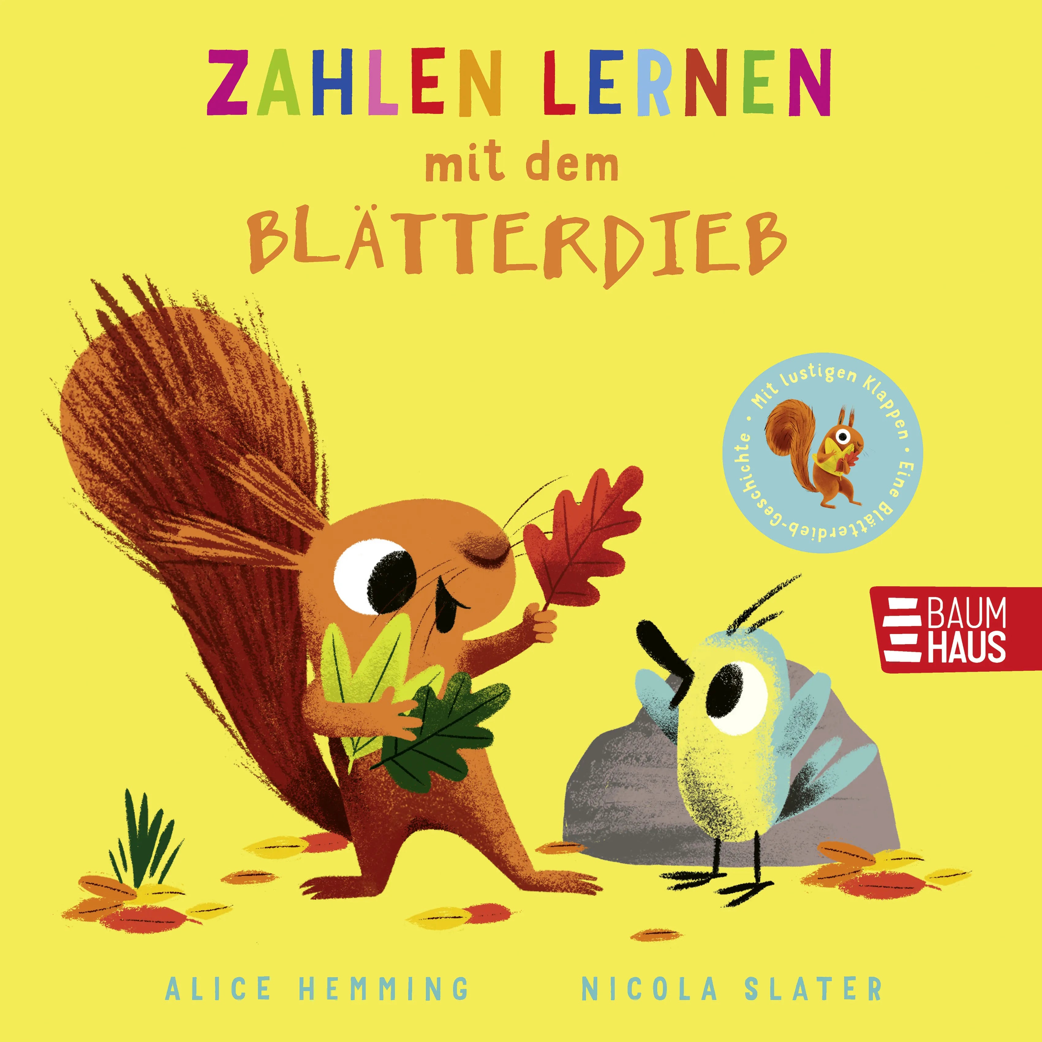 Buchcover von 'Zahlen lernen mit dem Blätterdieb' - Gebundene Ausgabe von Alice Hemming