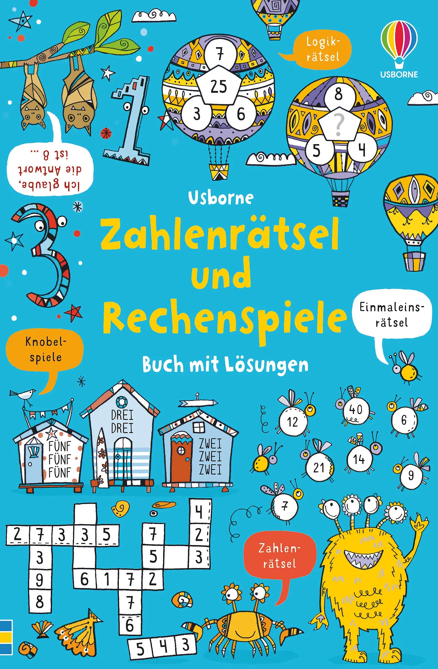 Buchcover von 'Zahlenrätsel und Rechenspiele' - Taschenbuch von Phillip Clarke
