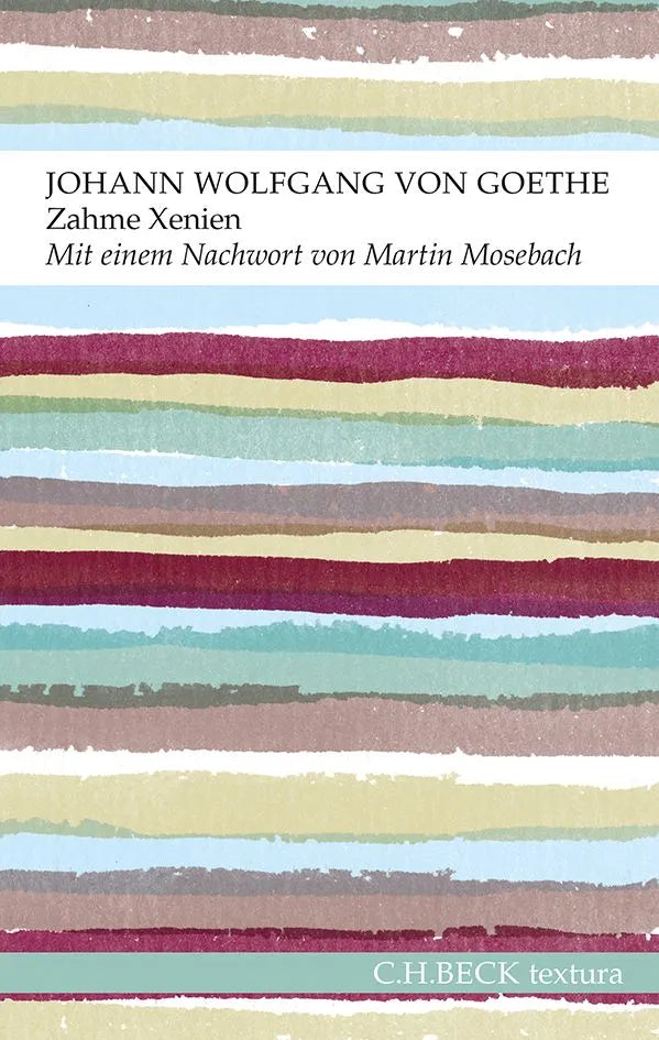 Buchcover von 'Zahme Xenien' - Taschenbuch von Johann Wolfgang Goethe