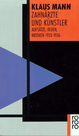 Buchcover von 'Zahnärzte und Künstler' - Taschenbuch von Klaus Mann