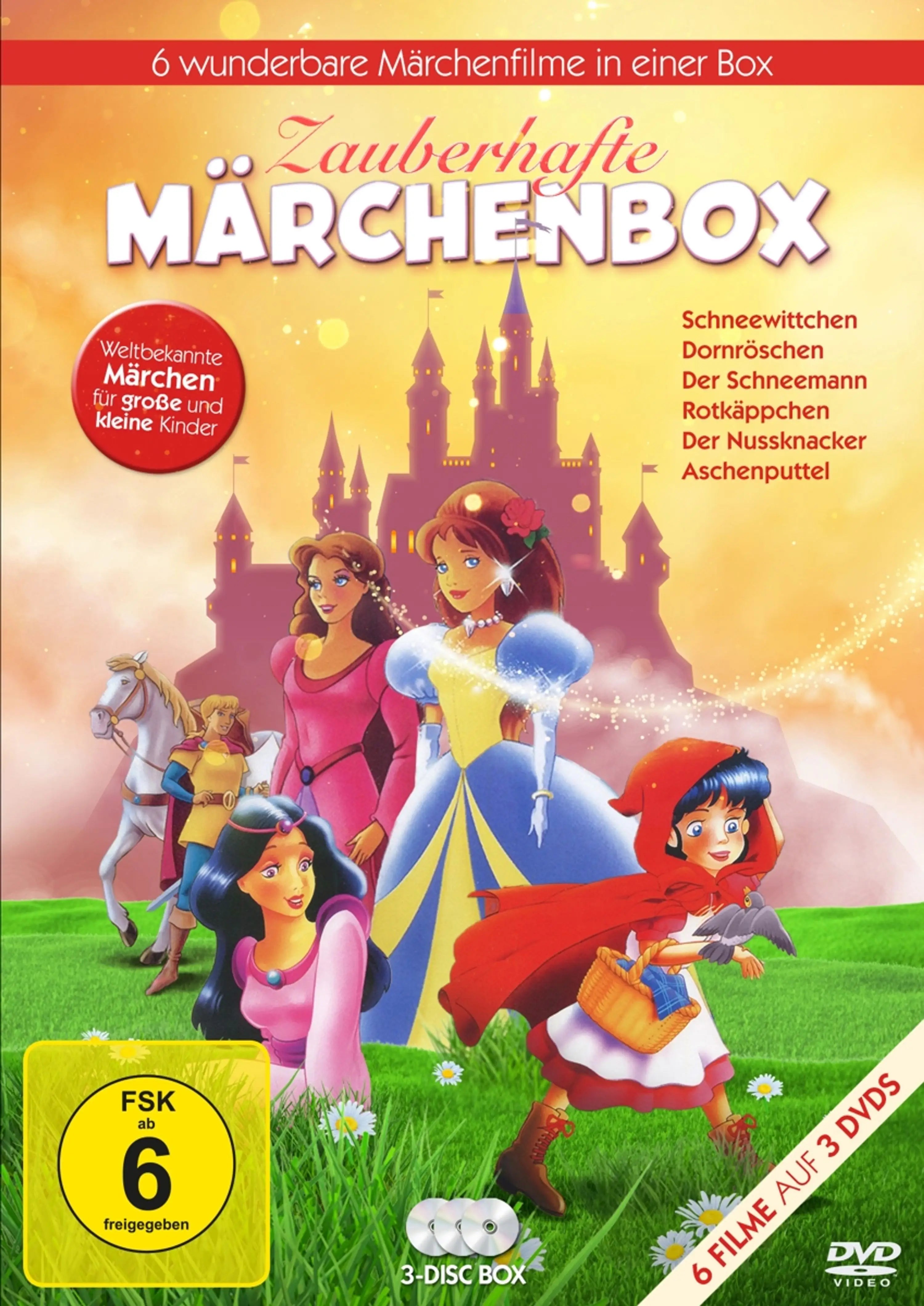 Zauberhafte Märchenbox Märchenfilm Sammlung DVD Cover
