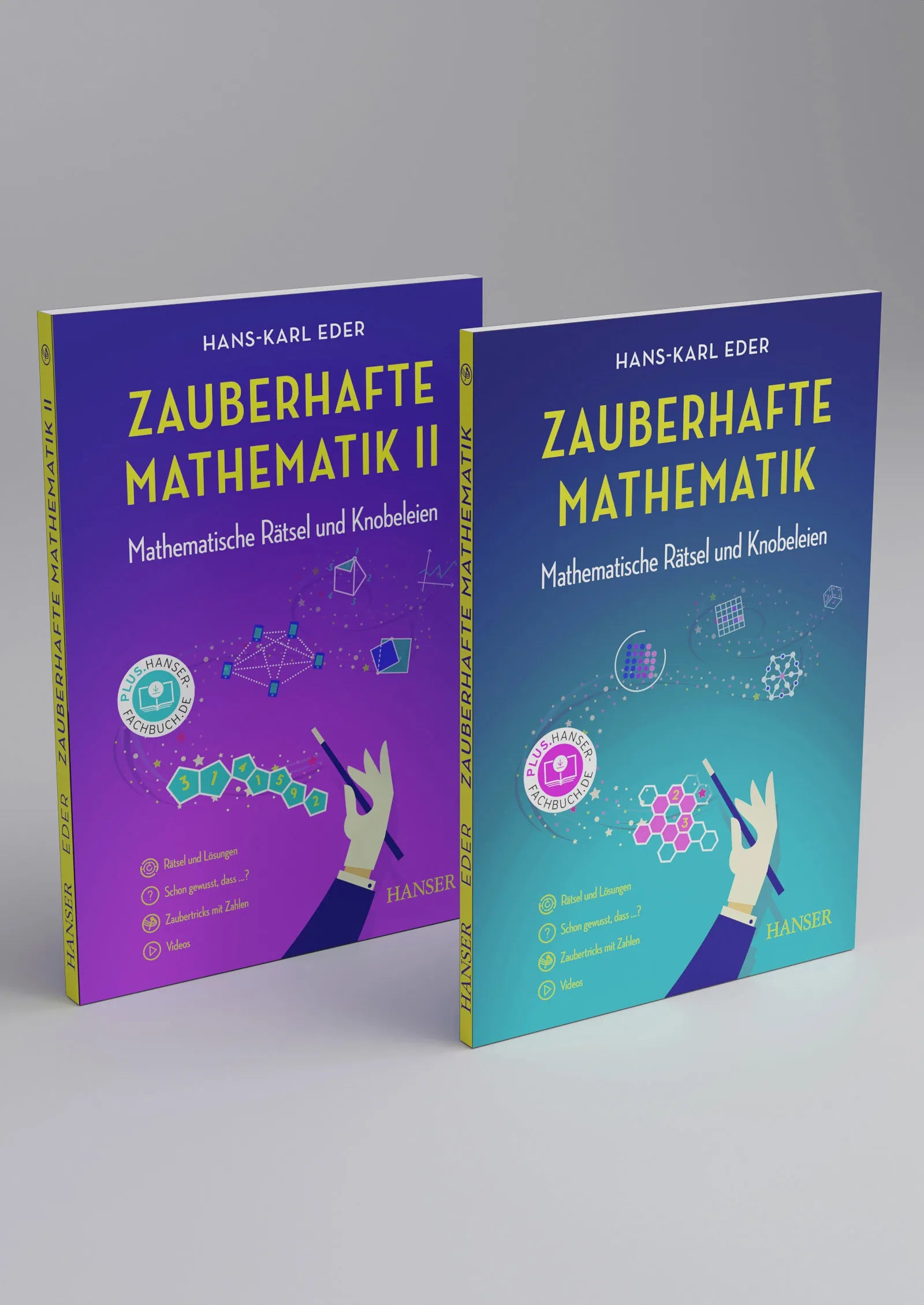 Buchcover von 'Zauberhafte Mathematik' - Gebundene Ausgabe von Hans-Karl Eder