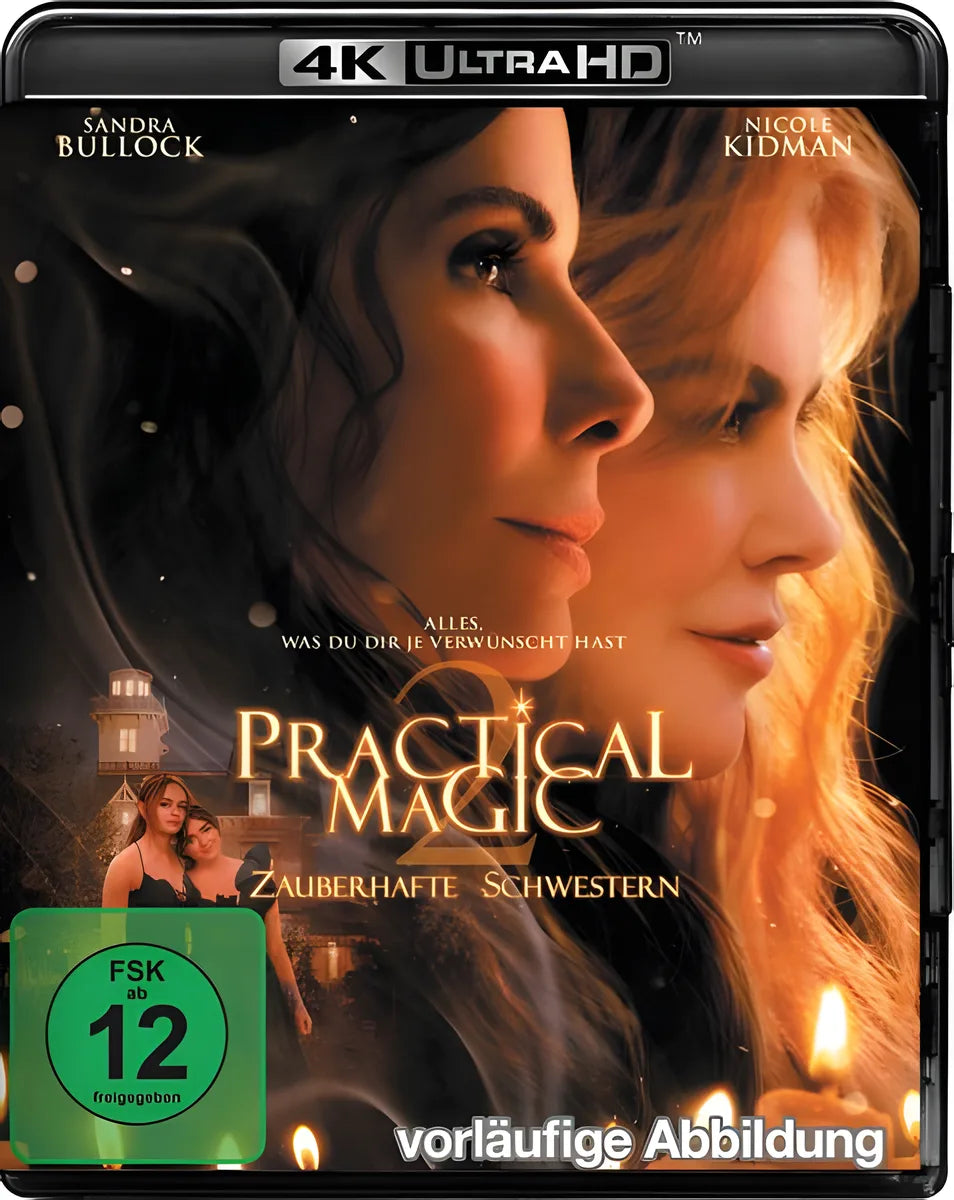 4K UHD Blu-ray-Cover: Zauberhafte Schwestern 2. Regie: Susanne Bier. Vorläufiges PLAION-Cover; finale Abbildung folgt