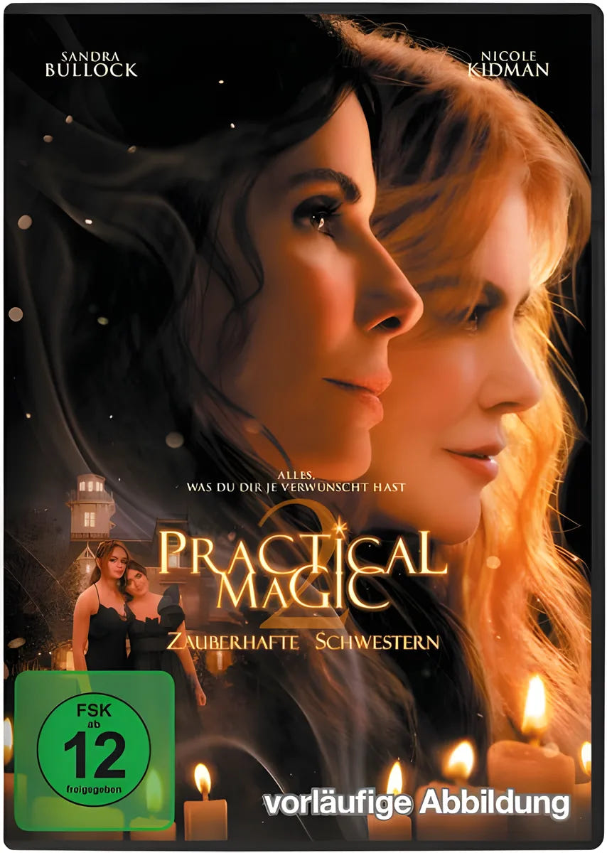 DVD-Cover: Zauberhafte Schwestern 2. Regie: Susanne Bier. Vorläufiges PLAION-Cover; finale Abbildung folgt