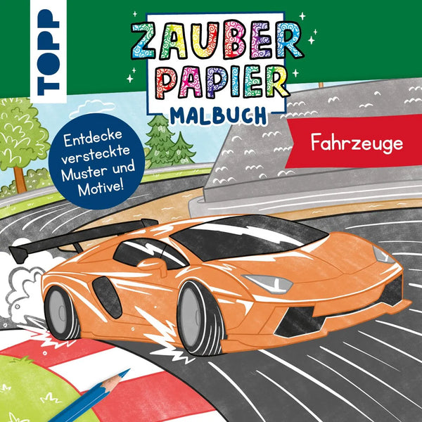 Zauberpapier Malbuch Fahrzeuge