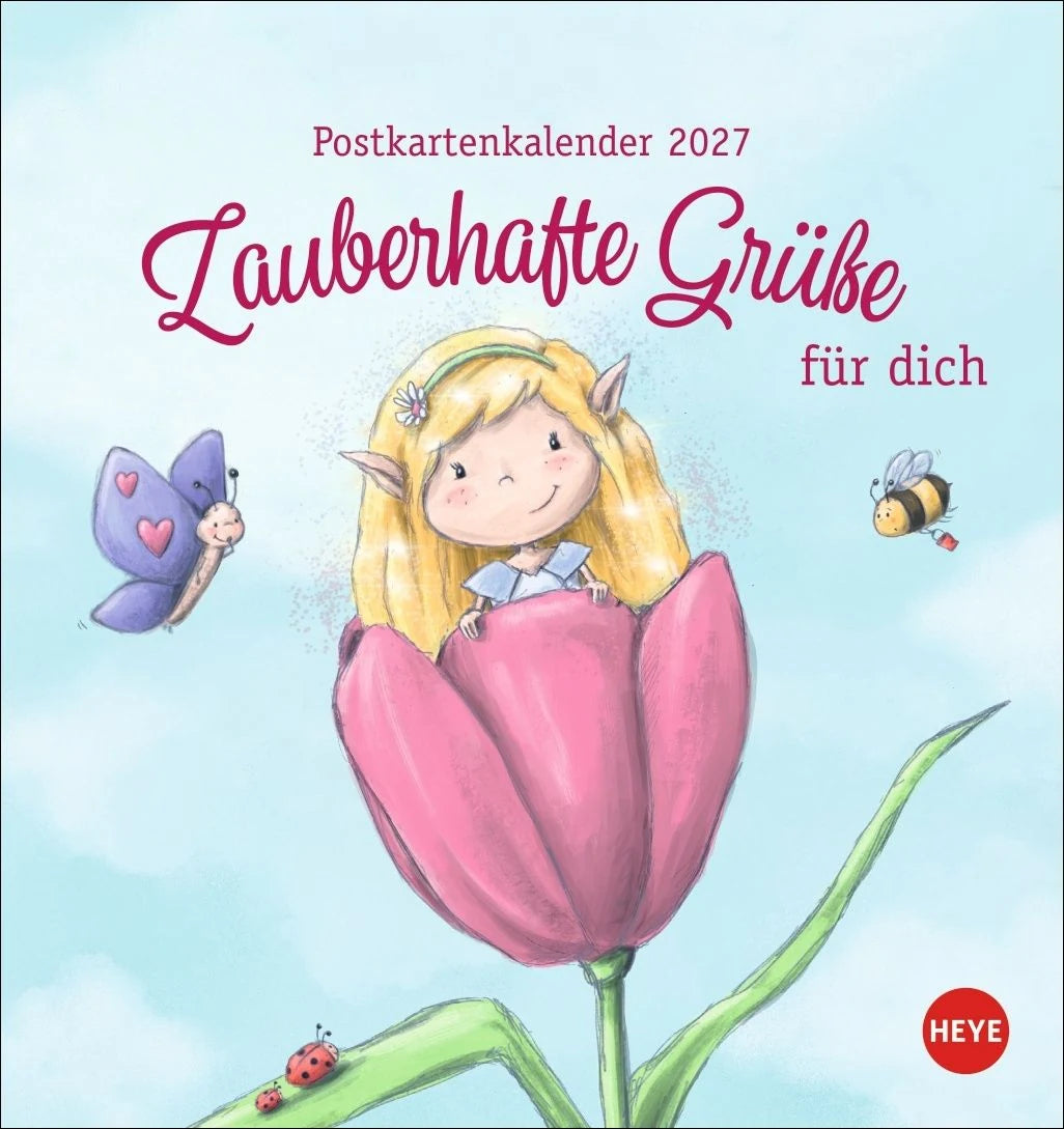Postkartenkalender: Zauberwesen Postkartenkalender 2027 - Zauberhafte Grüße für dich