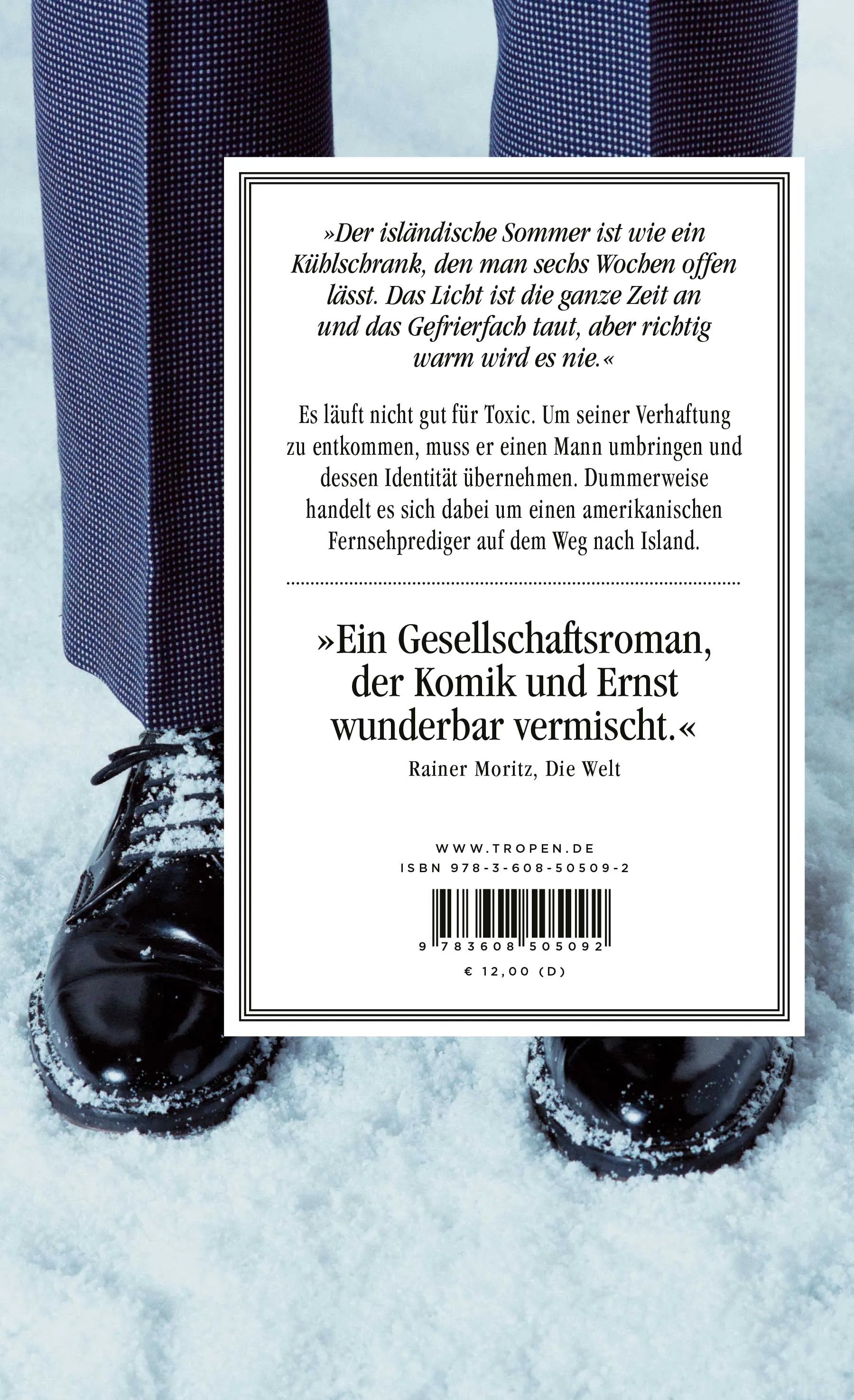 Buchrückseite von 'Zehn Tipps, das Morden zu beenden und mit dem Abwasch zu beginnen' mit Klappentext - Taschenbuch