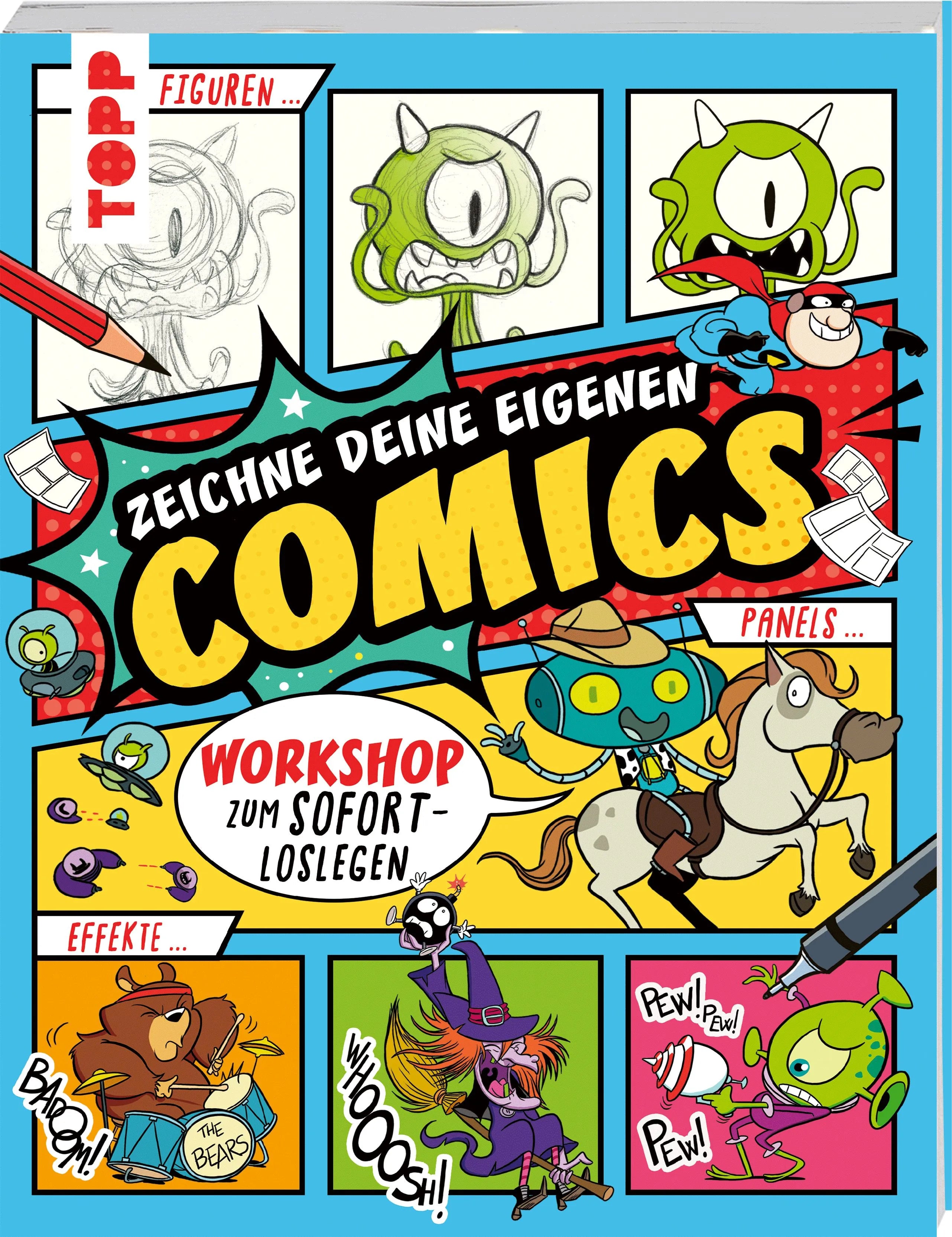 Cover: Zeichne deine eigenen Comics (Taschenbuch) von Ned Hartley