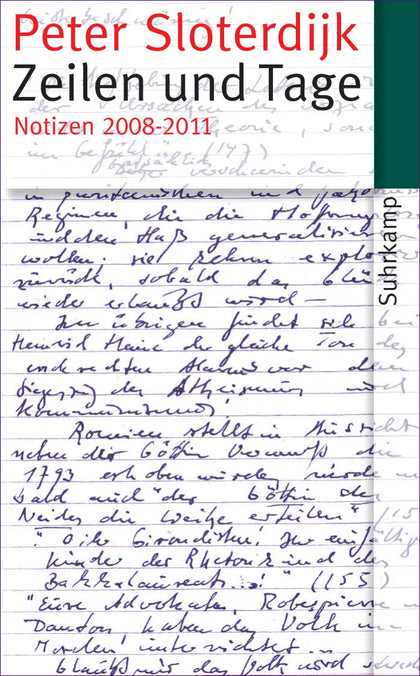 Buchcover von 'Zeilen und Tage' - Taschenbuch von Peter Sloterdijk