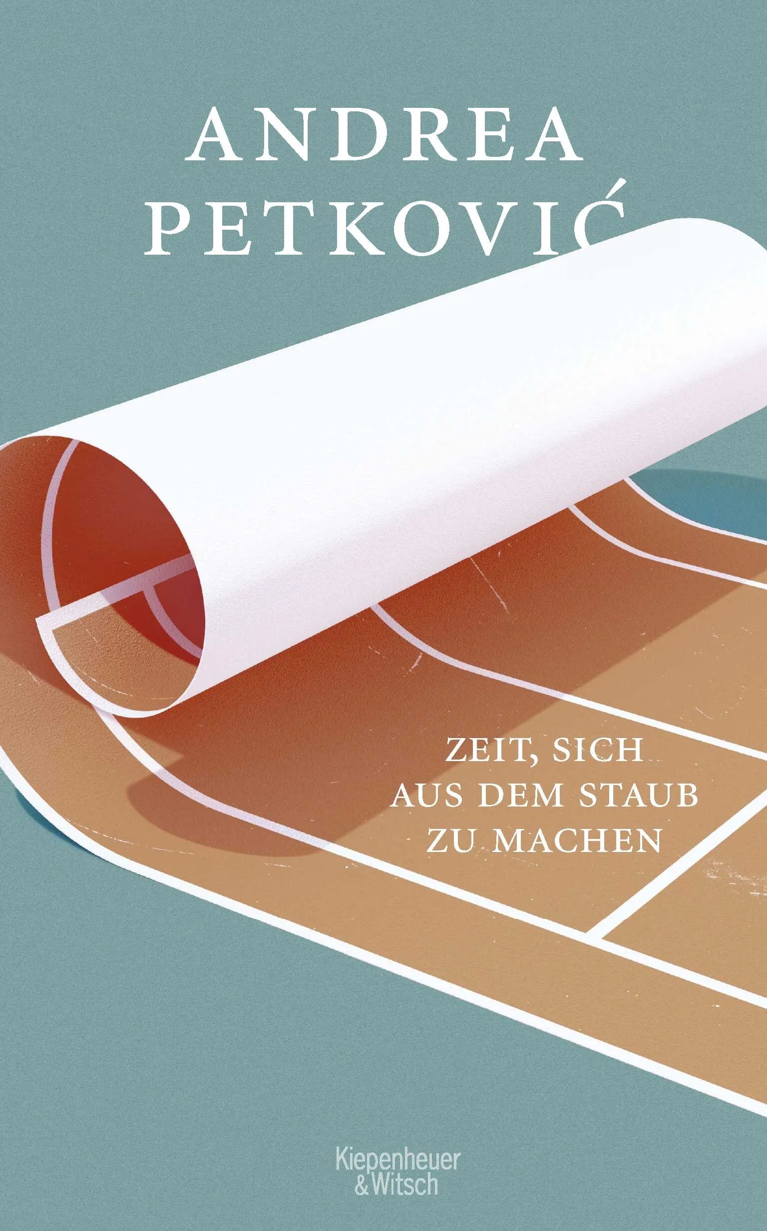 Buchcover von 'Zeit, sich aus dem Staub zu machen' - Gebundene Ausgabe von Andrea Petković