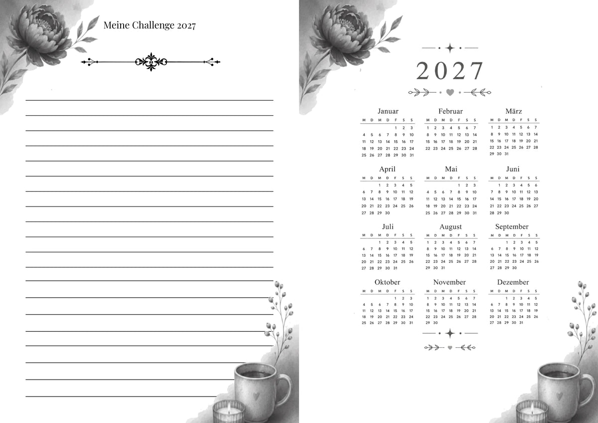 Zeitzauber Kalender 2027 - Achtsamkeitskalender – Ansicht