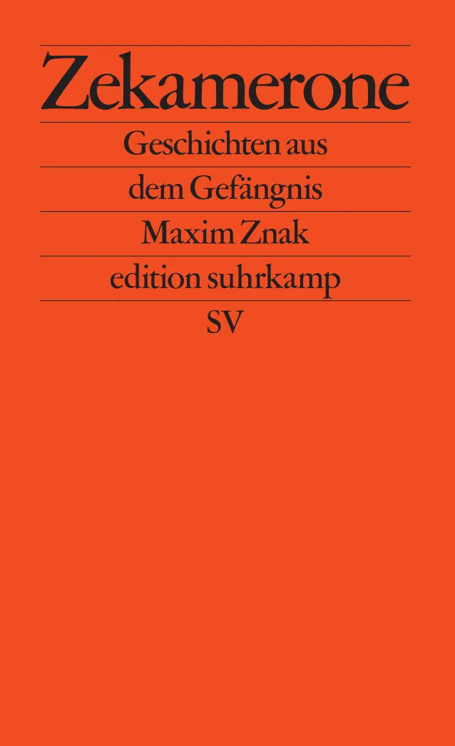 Buchcover von 'Zekamerone' - Taschenbuch von Maxim Znak
