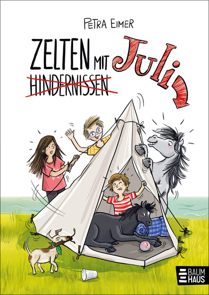 Buchcover von 'Zelten mit Juli' - Gebundene Ausgabe von Petra Eimer