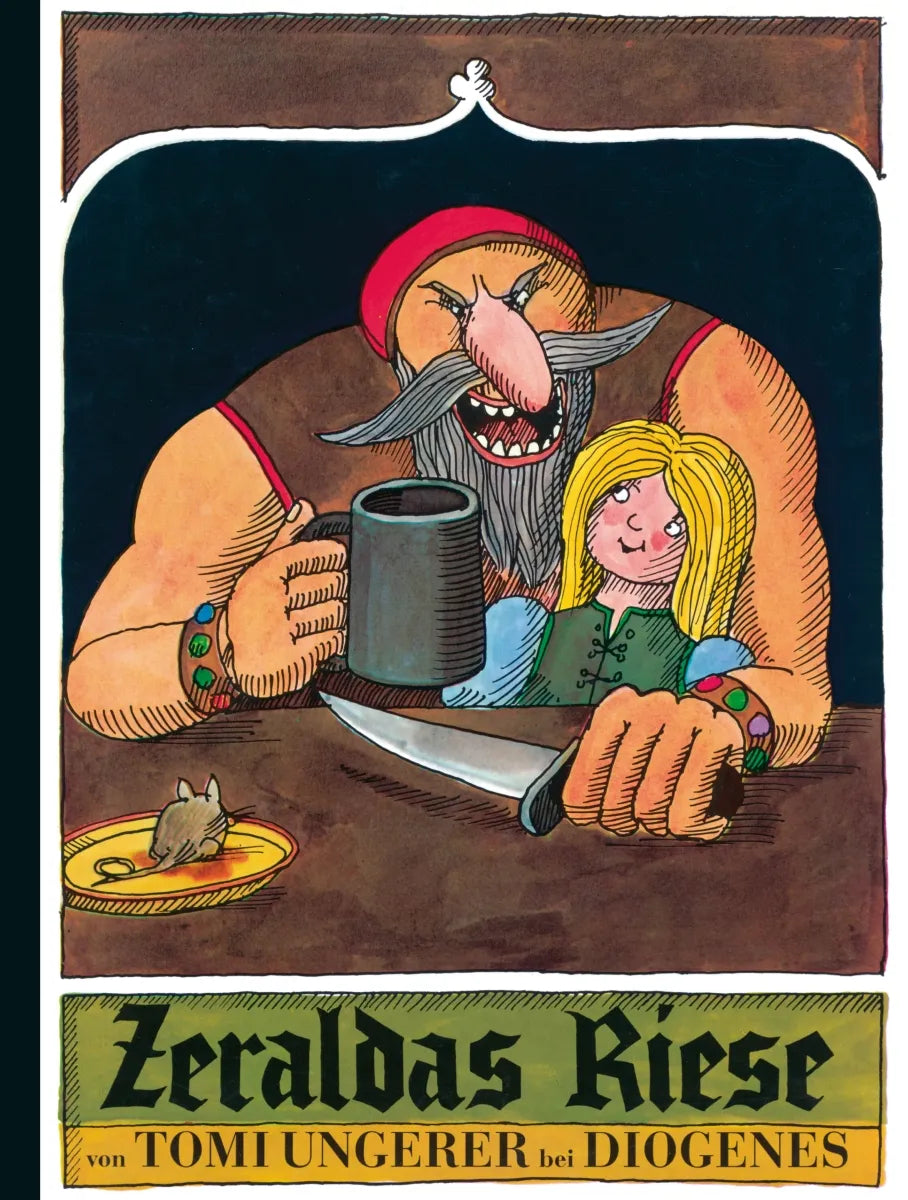 Buchcover von 'Zeraldas Riese' - Gebundene Ausgabe von Tomi Ungerer