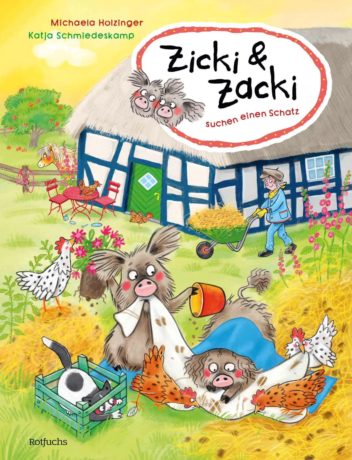 Cover: Zicki & Zacki suchen einen Schatz (Hardcover) von Michaela Holzinger