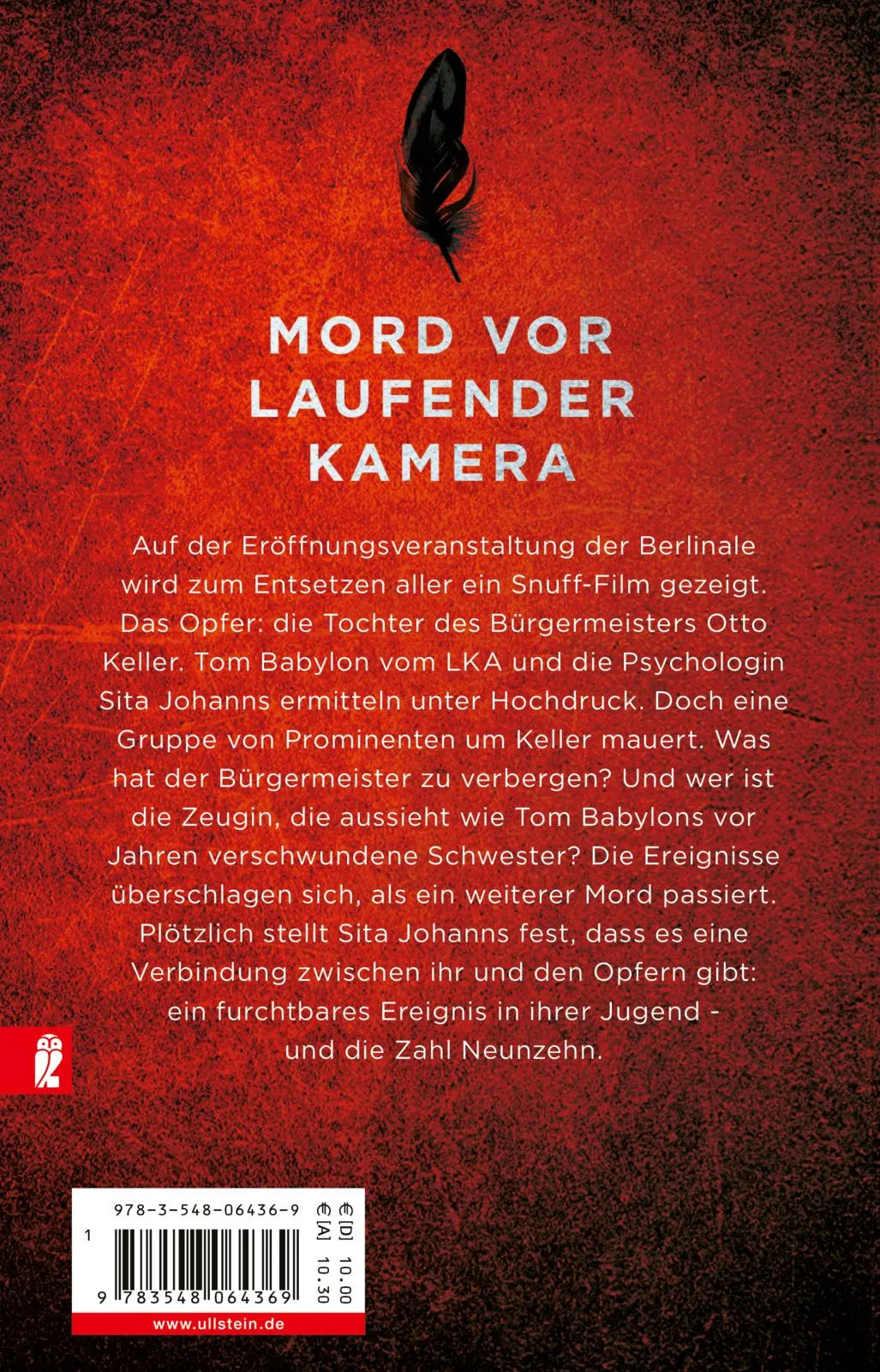 Rückseite: Zimmer 19 (Taschenbuch)