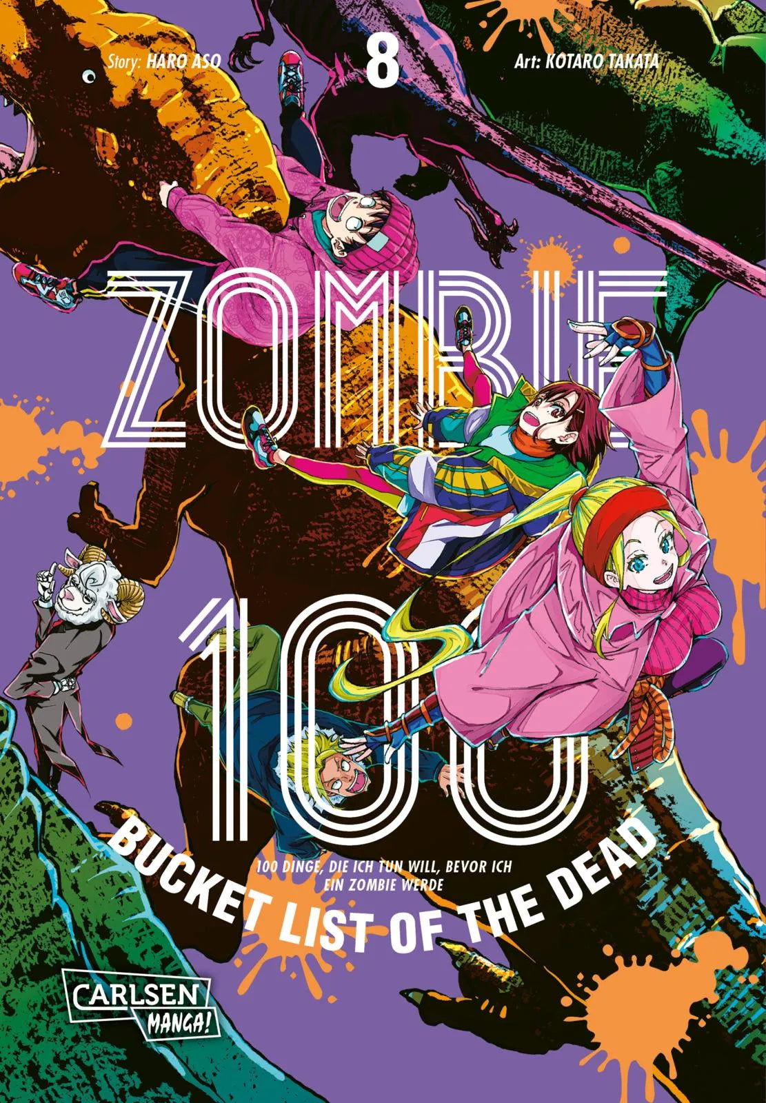 Buchcover von 'Zombie 100 – Bucket List of the Dead 8' - Taschenbuch von Kotaro TAKATA