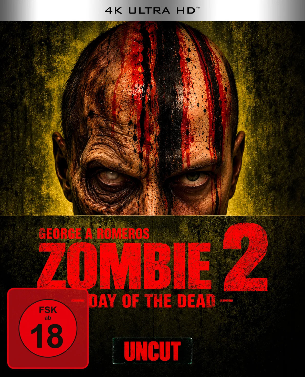 4K UHD Blu-ray-Cover: Zombie 2 - Day of the Dead. Regie: George A. Romero