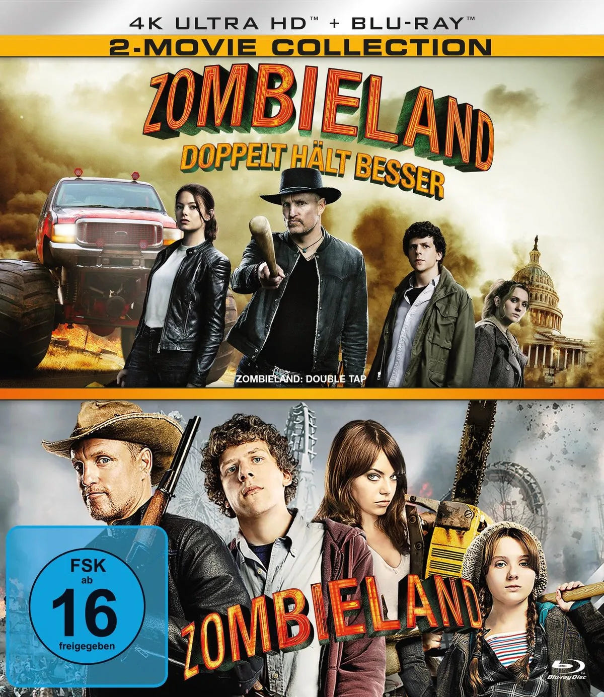 Zombieland 1 & 2 - Blu-ray 4K Ultra HD