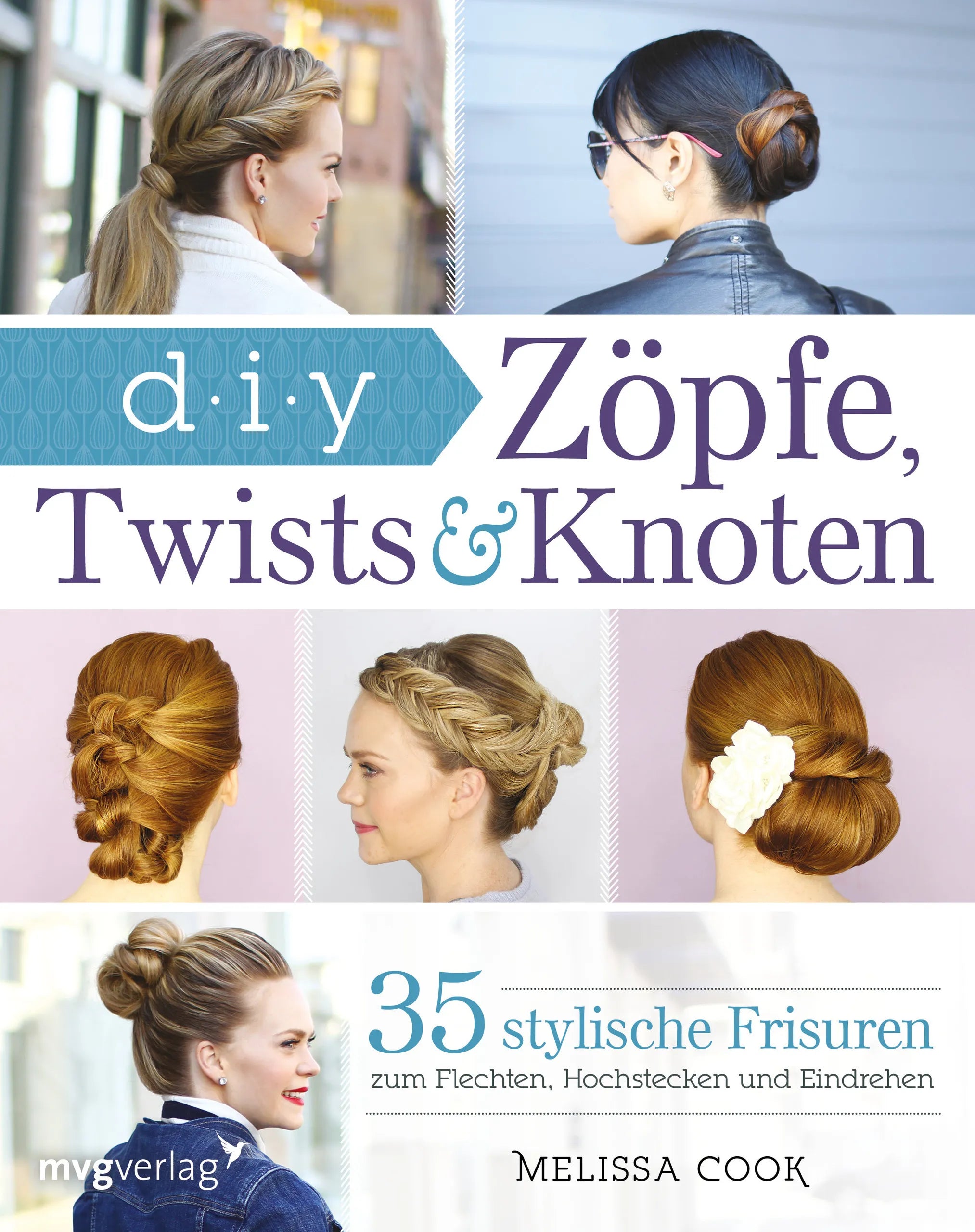 Buchcover von 'Zöpfe, Twists und Knoten' - Taschenbuch von Melissa Cook