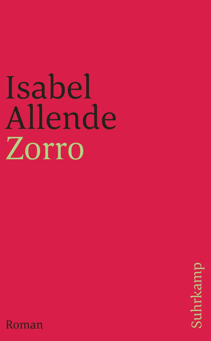 Buchcover von 'Zorro' - Taschenbuch von Isabel Allende