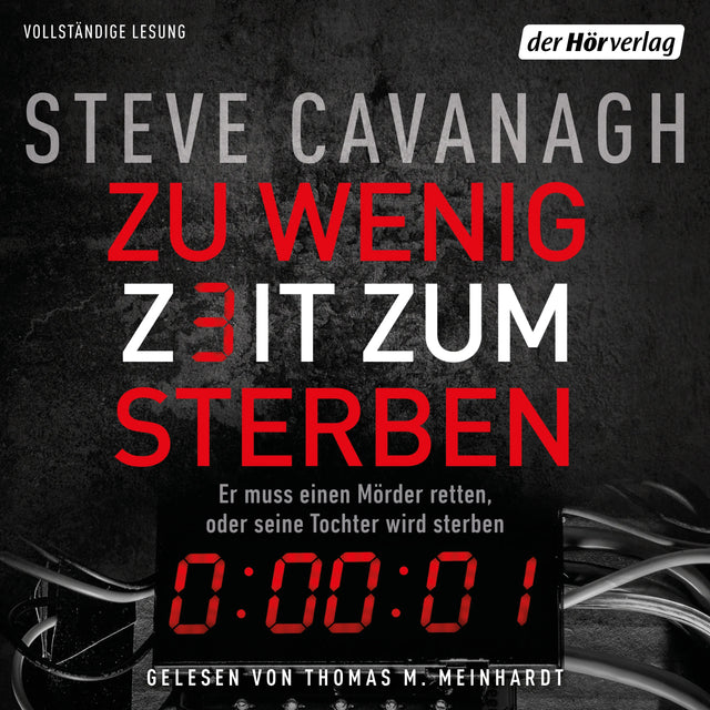 Cover: Zu wenig Zeit zum Sterben (Hörbuch Download) von Steve Cavanagh