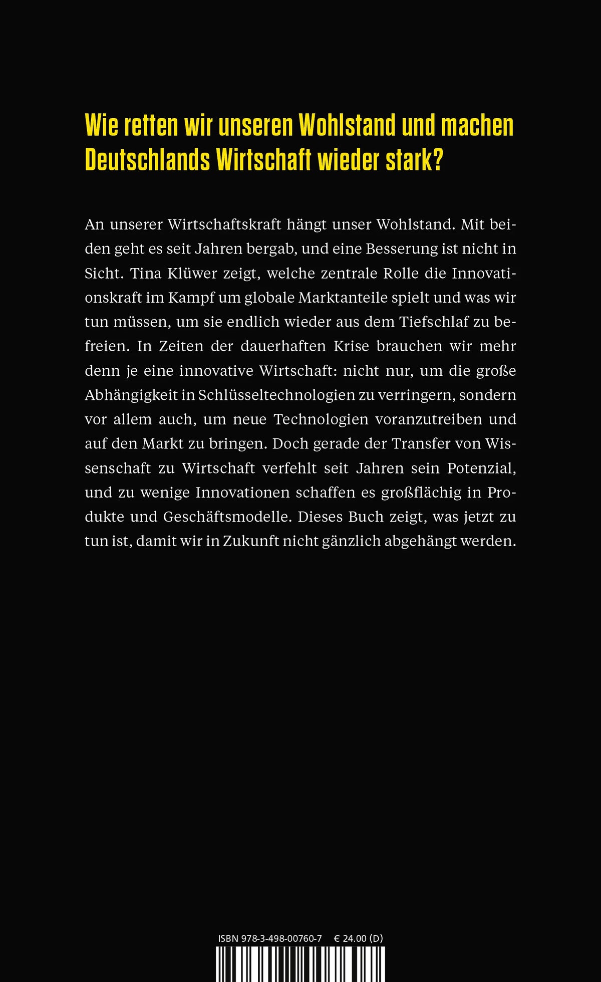 Rückseite: Zukunft made in Germany (Hardcover)