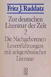 Zur deutschen Literatur der Zeit 2: Die Nachgeborenen