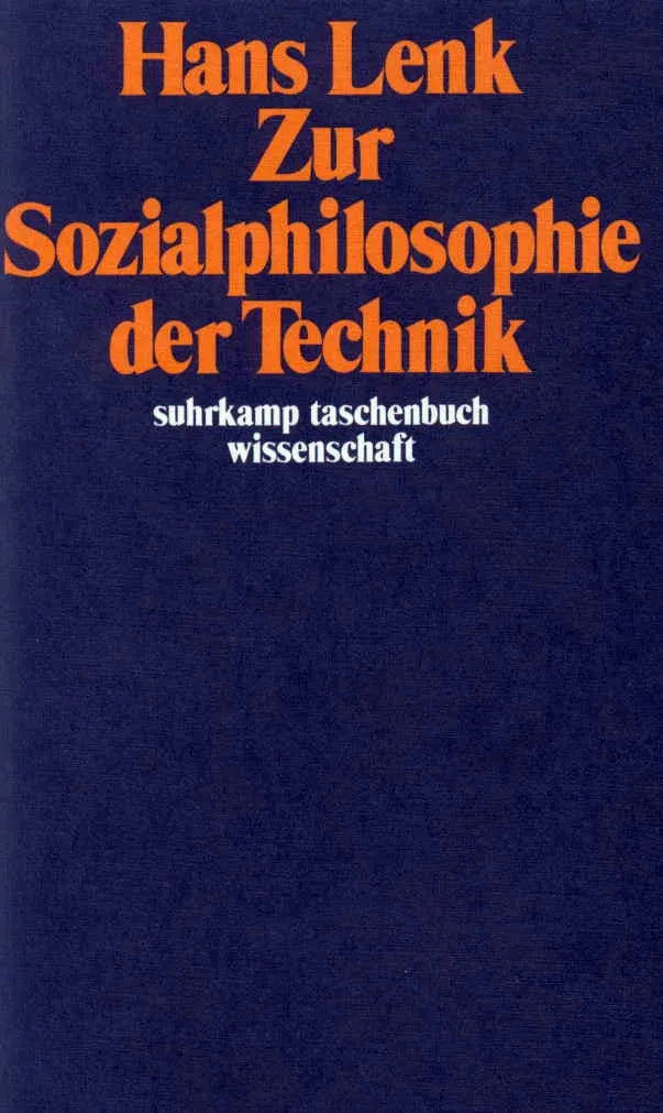 Buchcover von 'Zur Sozialphilosophie der Technik' - Taschenbuch von Hans Lenk