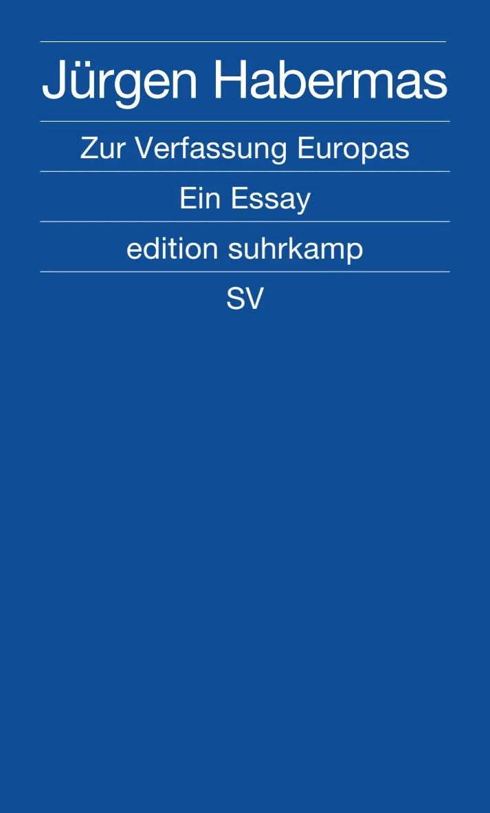 Cover: Zur Verfassung Europas (Paperback) von Jürgen Habermas