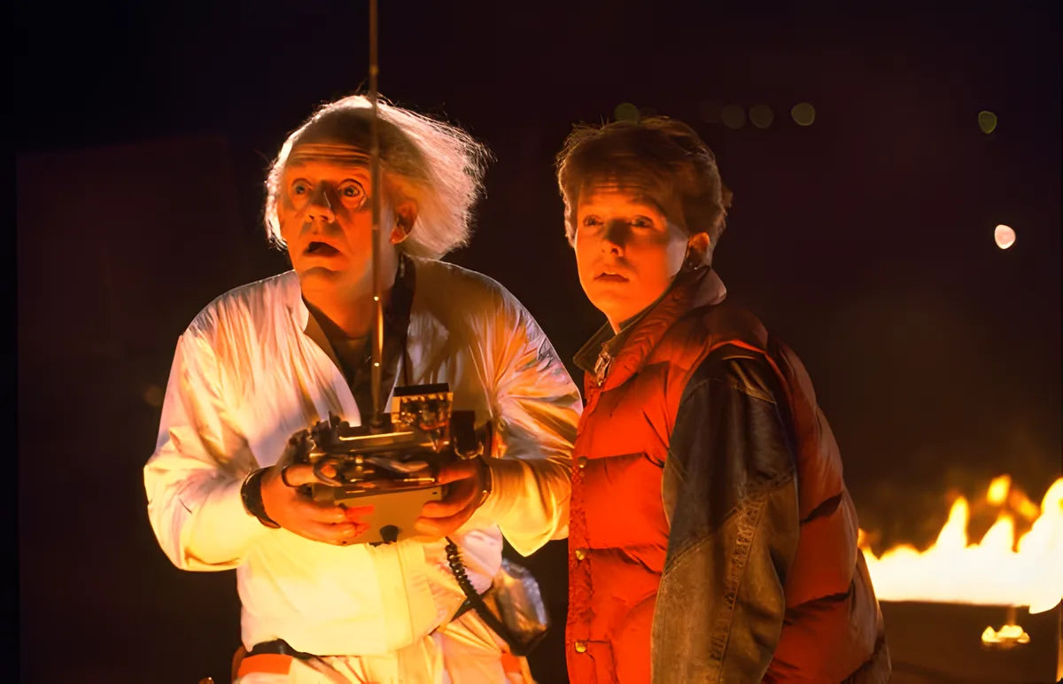 Filmszene 1 aus Zurück in die Zukunft – Trilogie – Fluxk.-Ed. (SB s) – 4K UHD Blu-ray. Regie: Robert Zemeckis