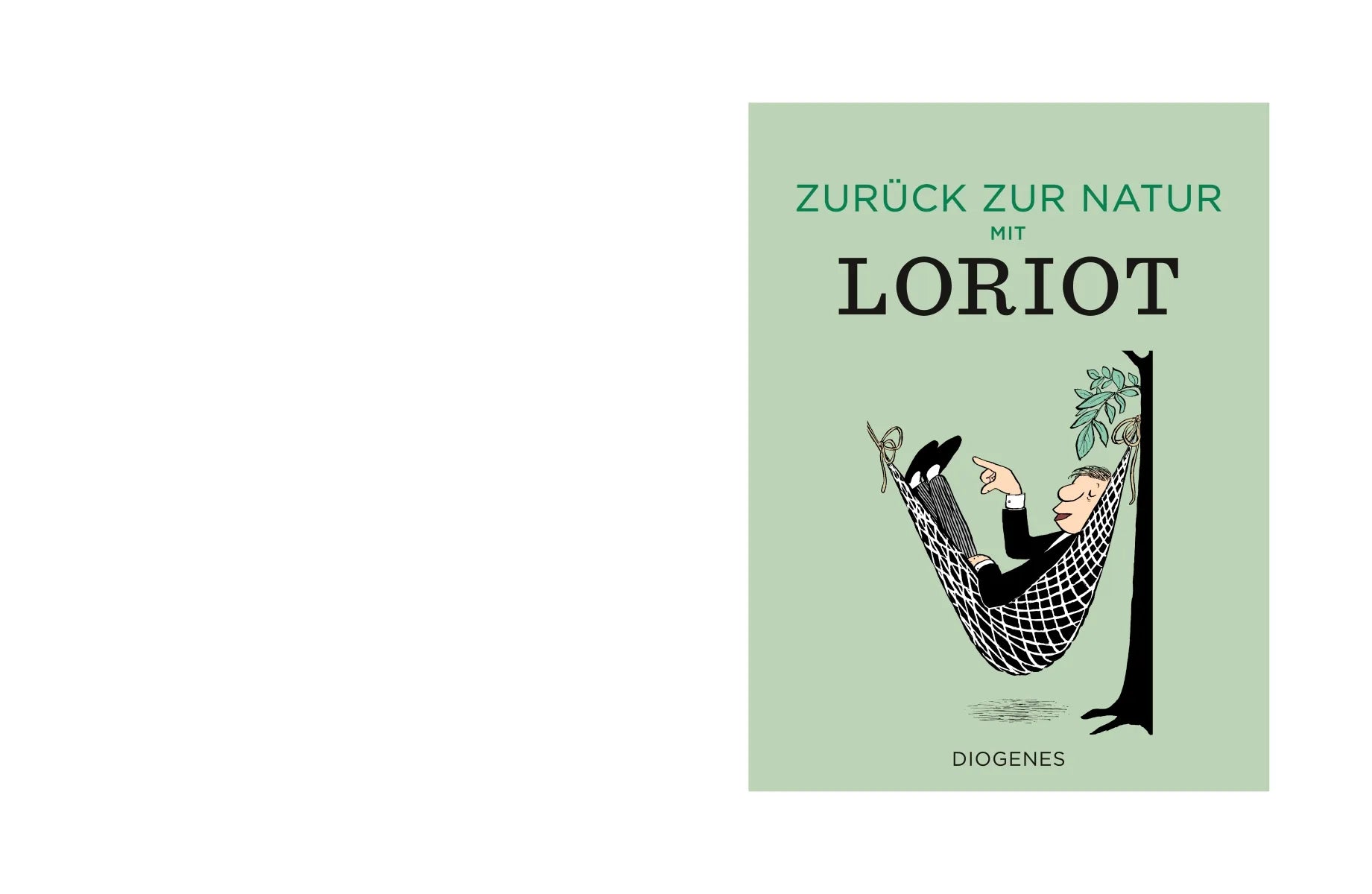 Buchcover von 'Zurück zur Natur mit Loriot' - Gebundene Ausgabe von Loriot