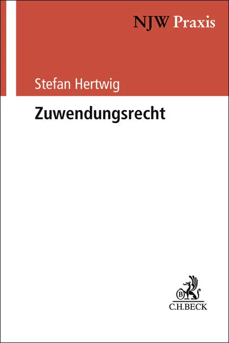 Buchcover von 'Zuwendungsrecht' - Taschenbuch von Stefan Hertwig
