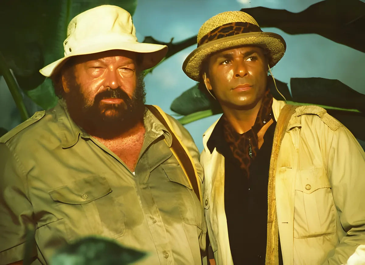 Filmszene 5 aus Zwei Engel mit vier Fäusten - Die komplette Serie – DVD. Regie: Ruggero Deodato