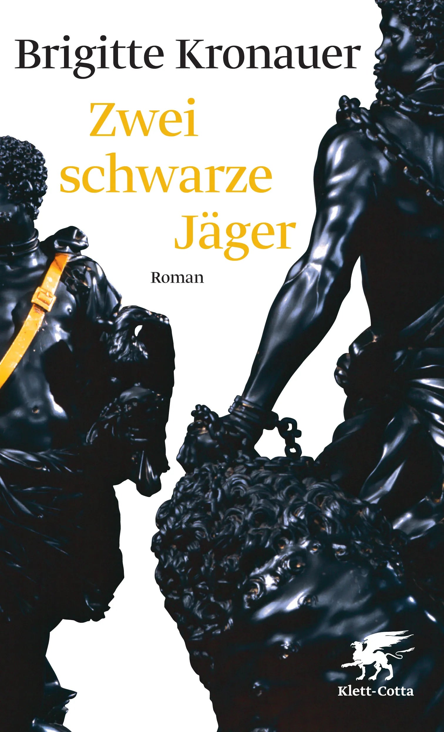 Buchcover von 'Zwei schwarze Jäger' - Gebundene Ausgabe von Brigitte Kronauer