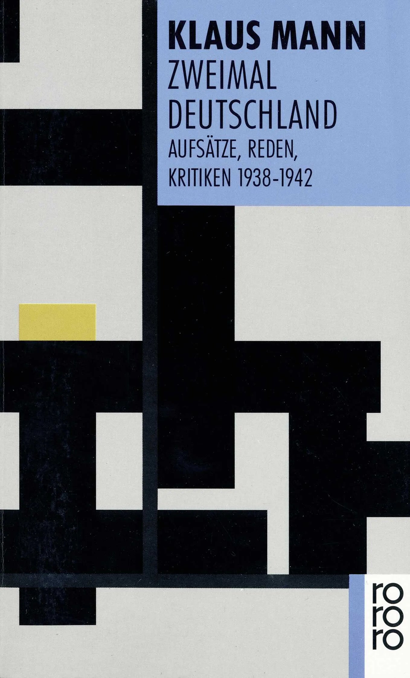 Buchcover von 'Zweimal Deutschland' - Taschenbuch von Klaus Mann
