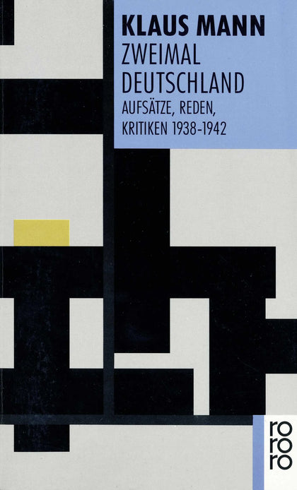 Buchcover von 'Zweimal Deutschland' - Taschenbuch von Klaus Mann