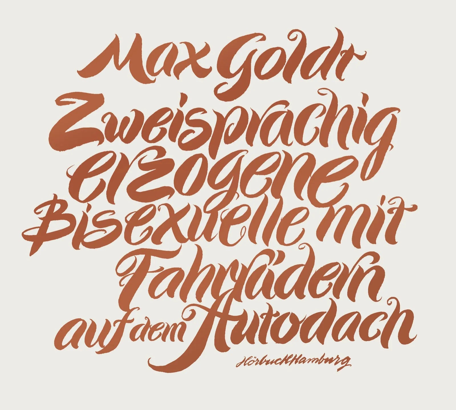 Buchcover von 'Zweisprachig erzogene Bisexuelle mit Fahrrädern auf dem Autodach' - Hörbuch (CD) von Max Goldt