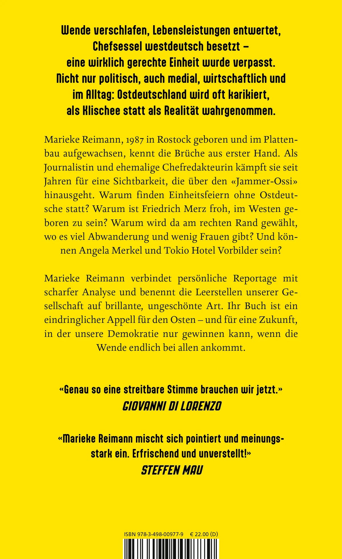Rückseite: Zweite Wende (Hardcover)