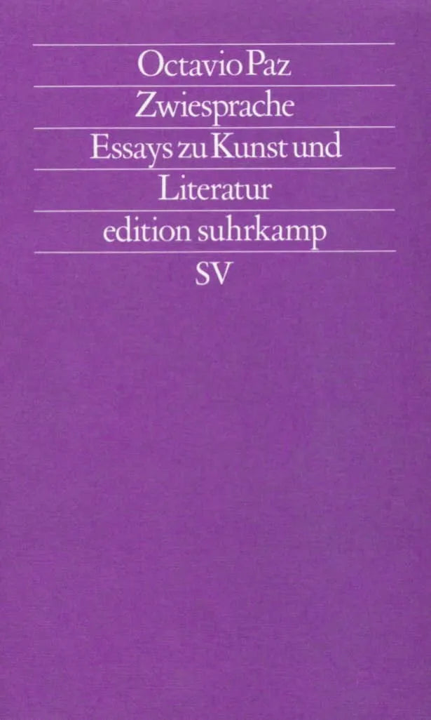 Buchcover von 'Zwiesprache' - Taschenbuch von Octavio Paz