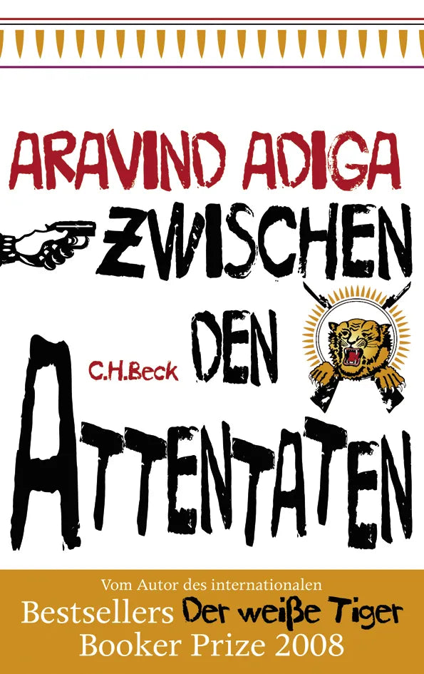Buchcover von 'Zwischen den Attentaten' - Gebundene Ausgabe von Aravind Adiga