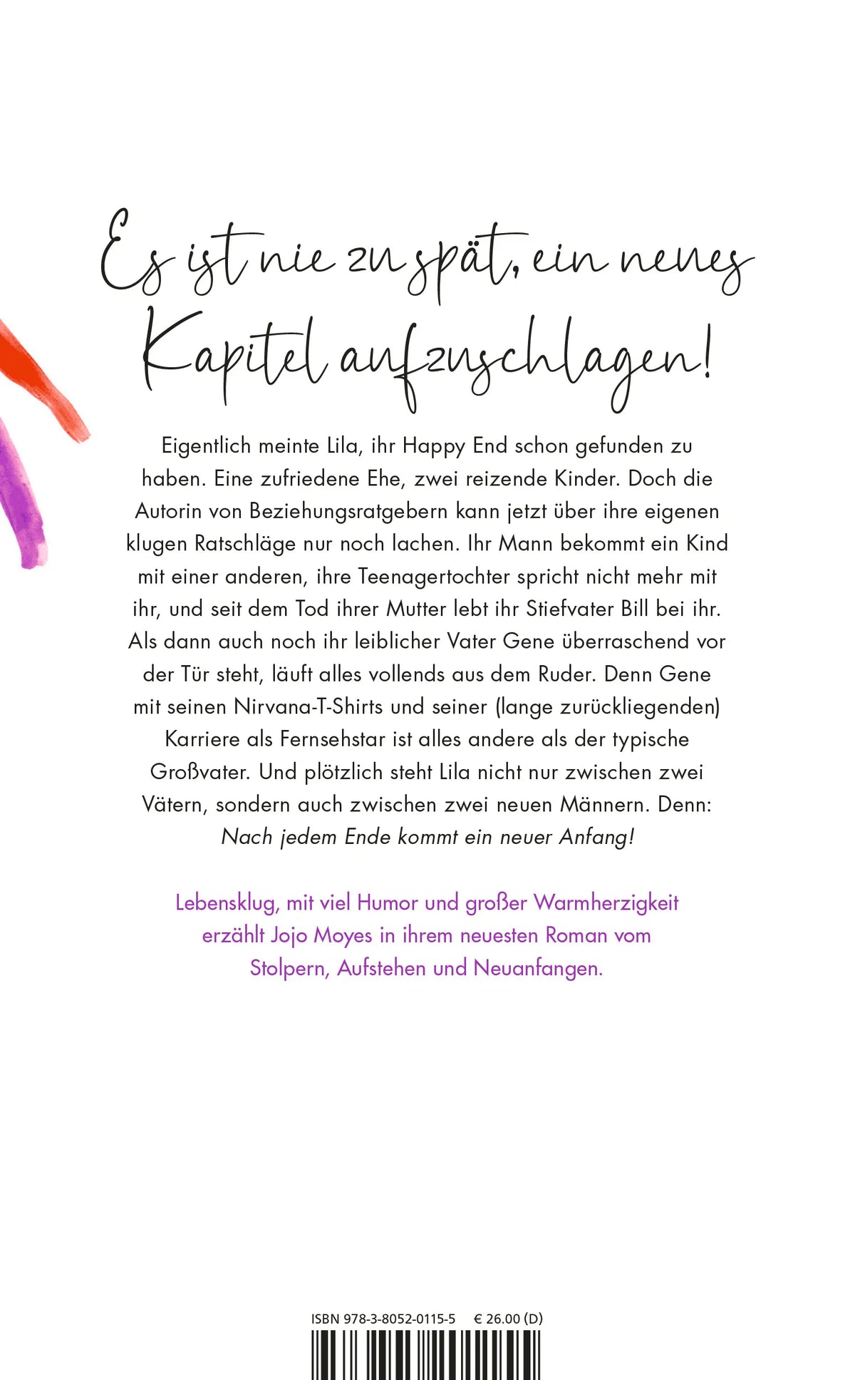 Rückseite: Zwischen Ende und Anfang (Hardcover)