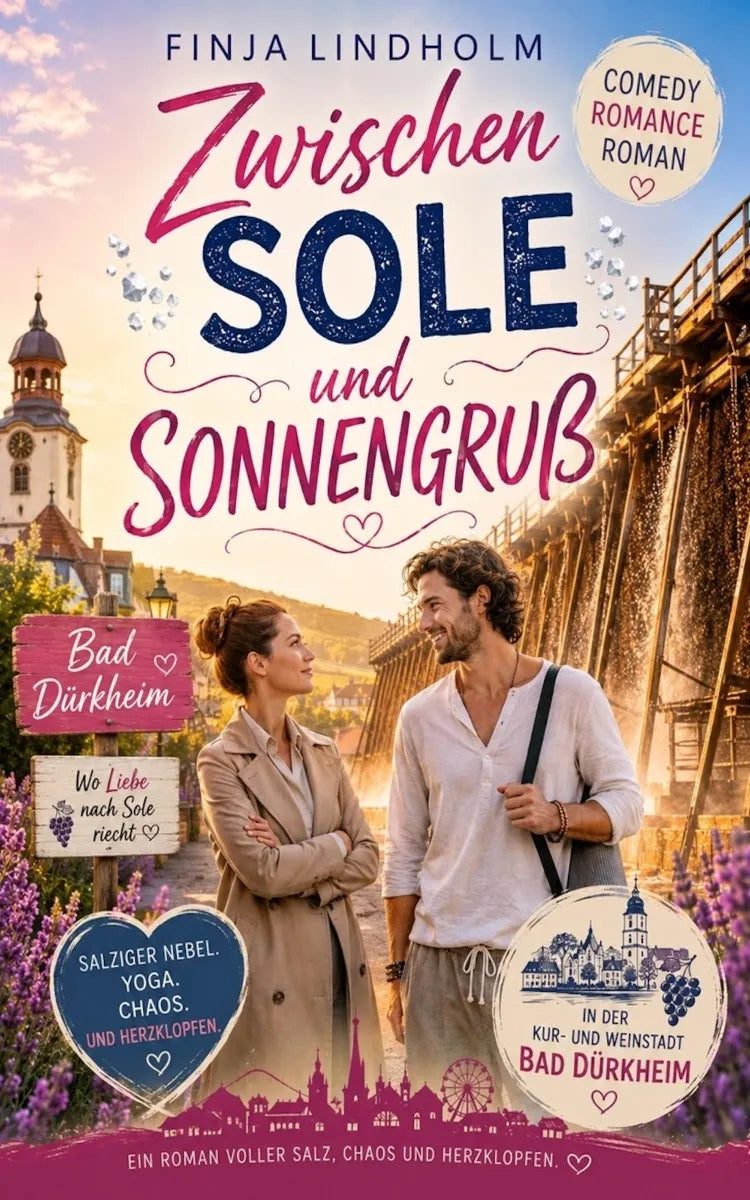 Zwischen Sole und Sonnengruß: Liebesglück und Salznebel in Bad Dürkheim | Ein herzerwärmender Wohlfühlroman über die Kunst des Loslassens und die Liebe in der Pfalz